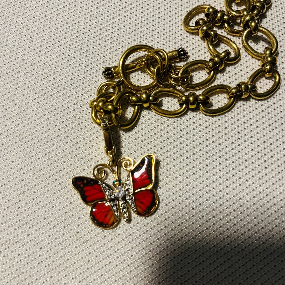 Juicy couture charm necklace